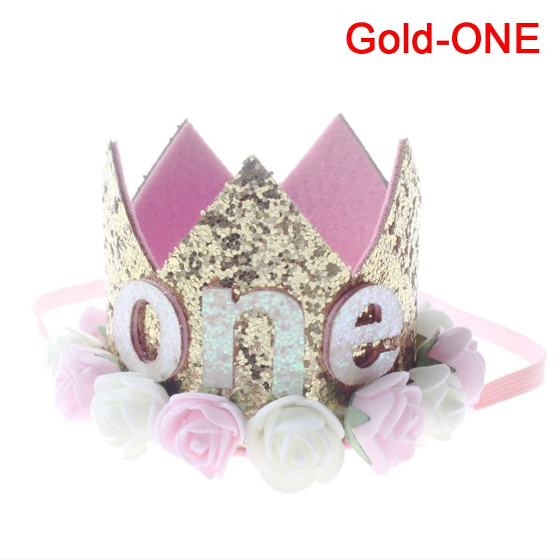 Happy Birthday Lovely Cute Crown Headband Baby Half 1st 02nd 03rd Gift Good 