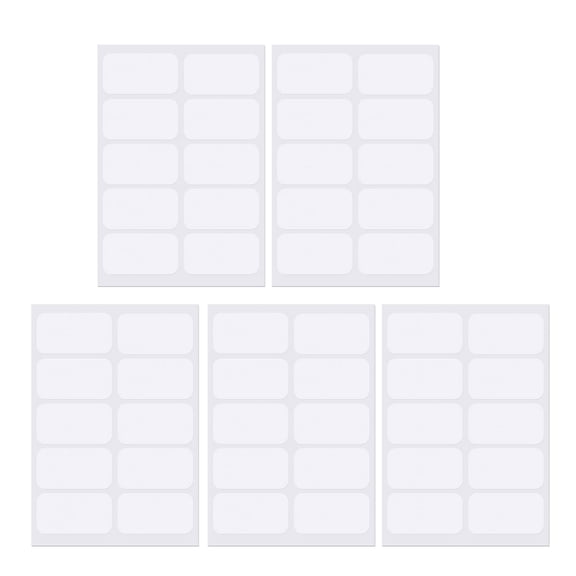 50Pcs Laundry Marking Tag Handwrite Self-Stick No-Iron Clothing Label Machine Wash Safe for Clothes Identification
