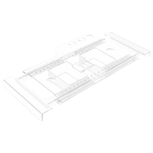 Estante para acuario, profesional, repuestos, útil, resistente, almacenamiento de herramientas Transparente