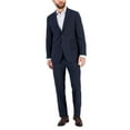 thumbnail image 3 of Nautica Men's Modern-Fit Bi-Stretch Fall Suit Jacket Blue Tick 46R B4HP $395, 3 of 6