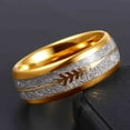 thumbnail image 4 of Matching Rings Yellow Gold Plated Couple Rings Wings 1CT Heart Red CZ Wedding Ring Sets, 4 of 7