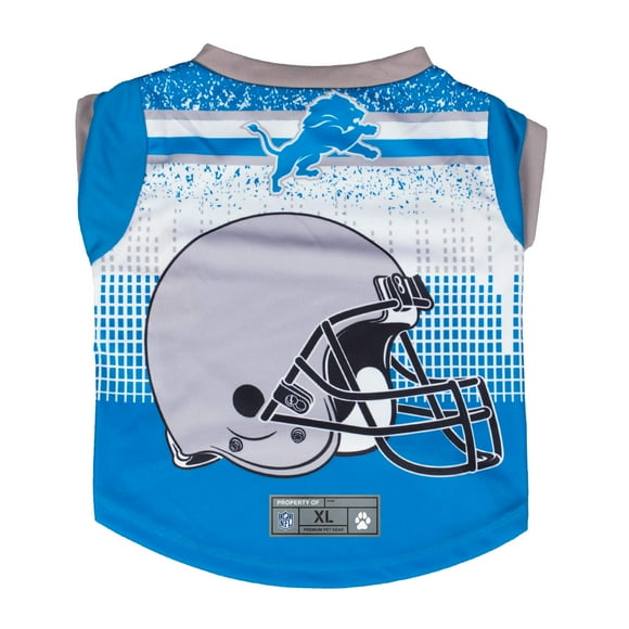 Littlearth T-Shirt Performance Unisexe-Adulte NFL Detroit Lions pour Animaux de Compagnie Couleur de l'Équipe Très Petit