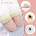 thumbnail image 4 of TRANSLINK Women Cozy Slippers with Memory Foam and Indoor Outdoor Soles for House Shoes, 4 of 7