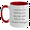 White/Red, variant on Funny Mixologist Gifts from Friends to Favorite Mixologists for Graduation - Unique Two Tone Coffee Mug, I Love How We Don't Have To Say Out Loud That I'm Your Favorite Mixologist
