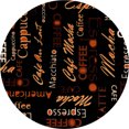 thumbnail image 2 of Wall Clock Home Decor or for a Patio/RV/Game Room 10" Round Silver Edge with a Black Face Featuring Your Choice of a Food or Drink Themed Vinyl Decal - FREE Battery Included (Espresso Words), 2 of 2
