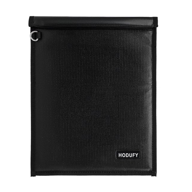 Bolso Faraday con capucha, ignífugo, resistente al agua, negro