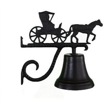 Montague Metal Products CB-1-73-SB Cast Bell With Satin Black Country Doctor Ornament