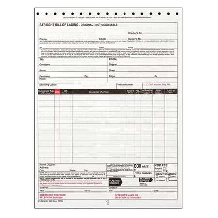 Hazardous Materials Straight Bill Of Lading