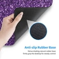 thumbnail image 5 of Rateoe Purple Glitter Print Mouse Pad - Extended Large Gaming Mousepad,Non-Slip Stitched Edge,16x29.5 Inch, 5 of 8