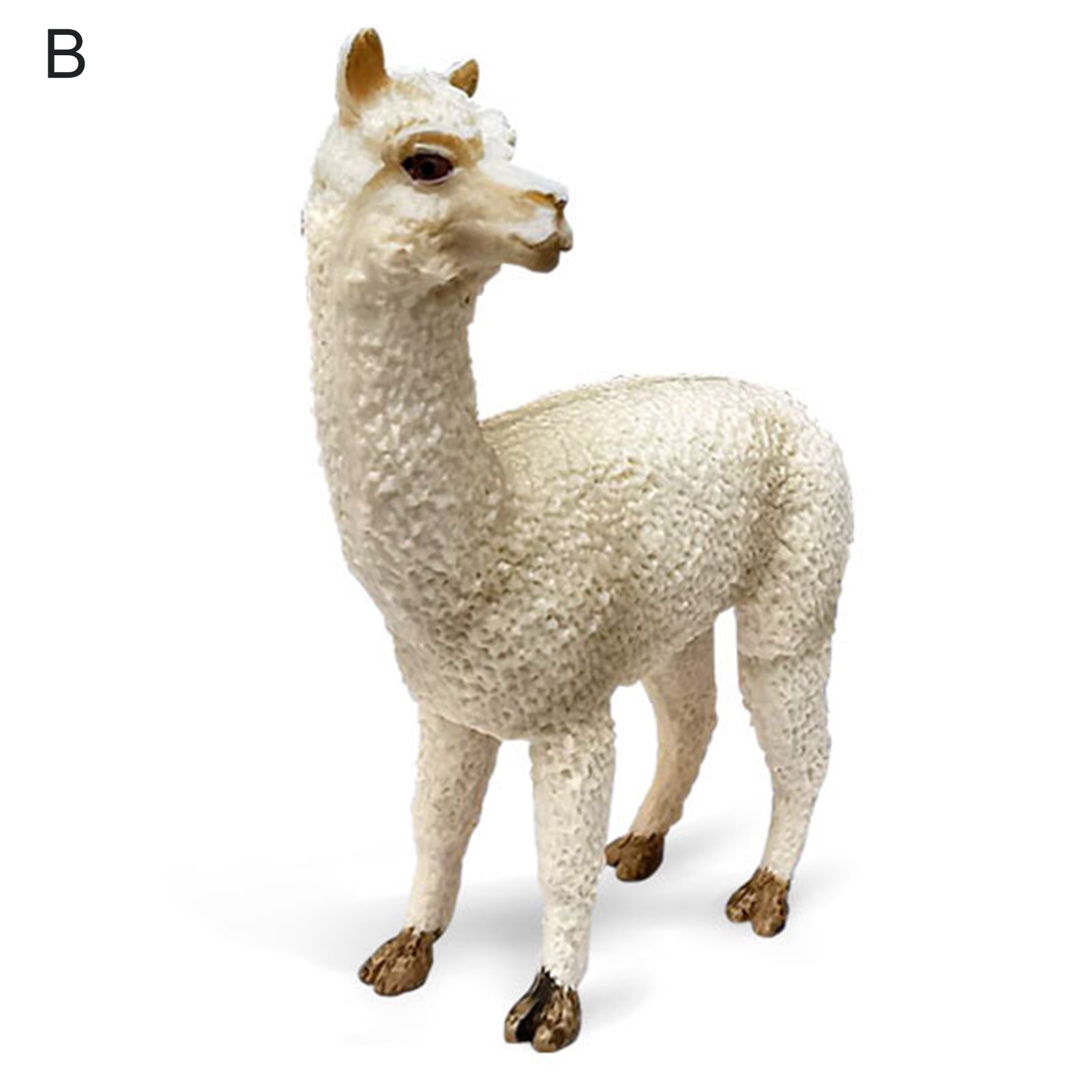 Cuteam Alpaca Model,Animal Toy Creative Design High Simulated Exquisite Workmanship Animals Alpaca Figurine Model for Gift Cuteam Alpaca Model,Animal Toy Creative Design High Simulated Exquisite Workmanship Animals Alpaca Figurine Model for Gift