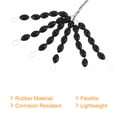thumbnail image 5 of Uxcell 5 Sizes 30 in 1 Oval Shape Fishing Rubber Bobber Beads Stoppers Black 1 Set/450 Pieces, 5 of 6