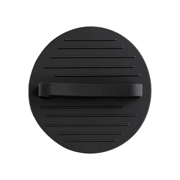 Bath Scrubber, Body Scrub Brush With Grip Strap Personal Care Brush For Shower Body Cleansing Black-12.5Cm