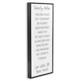 thumbnail image 4 of Stupell Industries Minimal Family Rules Typography Painting Black Framed Art Print Wall Art, 10 x 24, 4 of 10