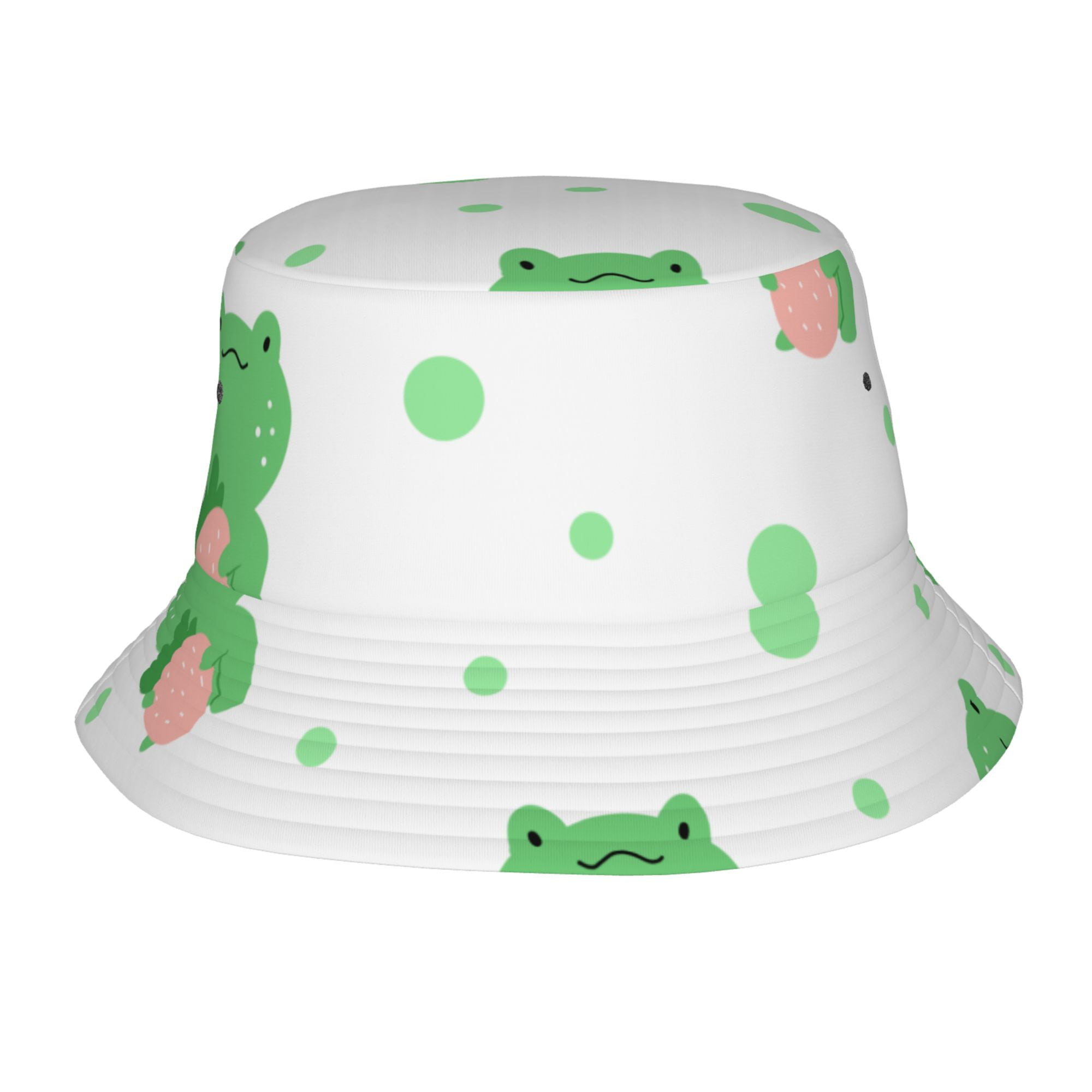 ZICANCN Bucket Hat Cute Frog Unisex Print DoubleSideWear Bucket Hat