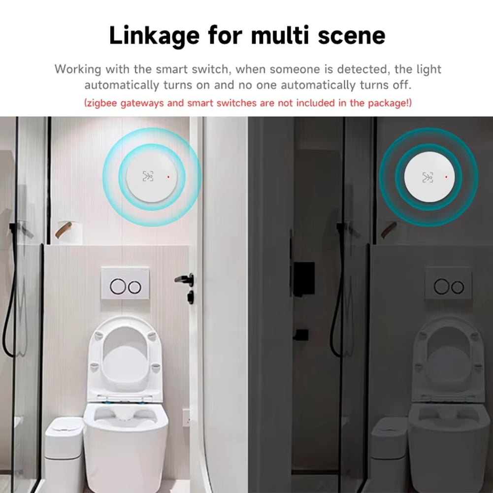 Tuya Zigbee 24G Human Presence Beam Detector Person High Precision Rader Detection Motion Static Sensors