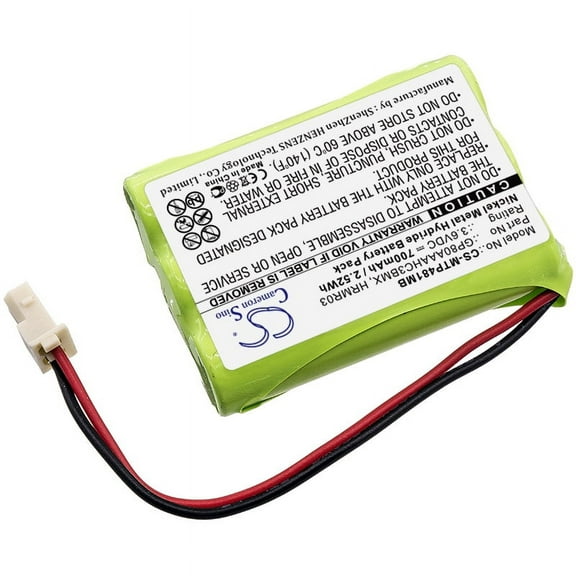 700mAh HRMR03 GP80AAAHC3BMX Battery for Motorola MBP481 MBP483 MBP482