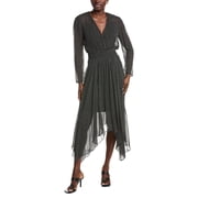 Maje womens Handkerchief Midi Dress, T38, White