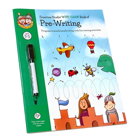 Smarties Studio Wipe-Clean Book of Pre-Writing