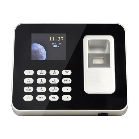 K300A Fingerprint Attendance Machine Check-in Machine English Fingerprint Attendance Machine Time Clocks For Employees Small Business ,Versatile Punching Options