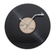 thumbnail image 1 of Perfect Solutions Glass Disk Wall Clock - Vinyl Record, 1 of 5
