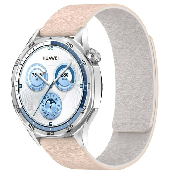 Magnetic Watch Band for Samsung Galaxy Watch 7 44mm Bands for Women Men, Sports Silicone Magnetic Strap Replacement Texture Loop for Samsung Galaxy Watch 7 44mm, Milkteawhite