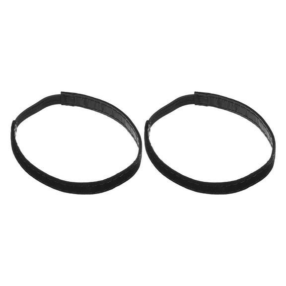 1 Pair High Heels Shoe Straps Detachable Elastic Heel Strap, Suede Black