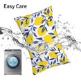 thumbnail image 6 of Honeii Tropical Lemon Print Pillow Cases,Plush Throw Pillow Covers,Decorative Pillowcase for Sofa, Couch, Living Room-20"x30", 6 of 6