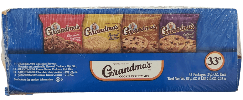 Frito Lay Grandmas  Cookie Variety Mix, 33 ea