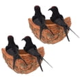 thumbnail image 1 of 2 juegos de nidos de golondrina simulados, ideales para decoración y fotografía., 1 of 7