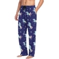 thumbnail image 5 of FREEAMG Magic Unicorn Pajama Pants for Men, Men's Separate Bottoms, Comfortable Lounge Pants for Men（163）, 5 of 7
