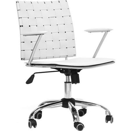 UPC 847321005860 product image for Baxton Studio Vittoria White Leather Modern Office Chair | upcitemdb.com