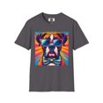 thumbnail image 2 of Boxer Glasses Pop Art Unisex Softstyle T-Shirt, 2 of 10