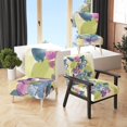 thumbnail image 2 of Designart "Spring Bouquet II" Upholstered Traditional Accent Chair - Arm Chair, 2 of 5