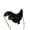 Black, variant on gcong Stylish Dinosaur Animal Shape Messenger Bag With Detachable Chain For Women Crossbody Purse