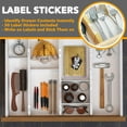 thumbnail image 3 of SpaceAid Bamboo Kitchen Organizer Drawer Dividers, Expandable(17-22 in), 17"L x 0.6"W x 2.6"H, White, 3 of 5