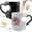 #Mother's Day, variant on Heart-Shaped Color Changing Magic Ceramic Mug, 11 oz Thermochromic Magic Reveal Design, Fun Novelty Coffee Cup for Valentine's Day, Christmas and Mother's Day Gifts (1PC)