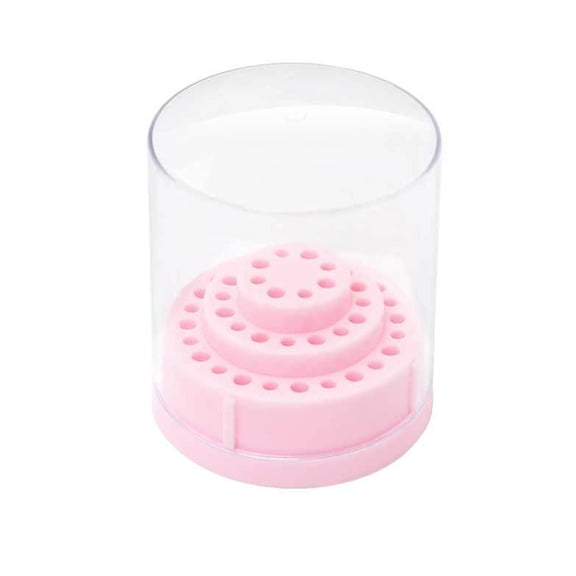 ABS Nail Art Tool Holder 48 Slots Organizer Case Salon Manicure Accessories