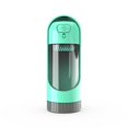 thumbnail image 1 of Botella de agua portátil para perros de 300 ml, color verde, antibacteriana, a prueba de fugas y con filtro, adecuada para paseos, caminatas y viajes, 1 of 5
