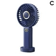 thumbnail image 2 of Ventilador de mano USB pequeño, recargable, miniventilador de mano con certificación KC/PSE, 5 velocidades, 2 of 2