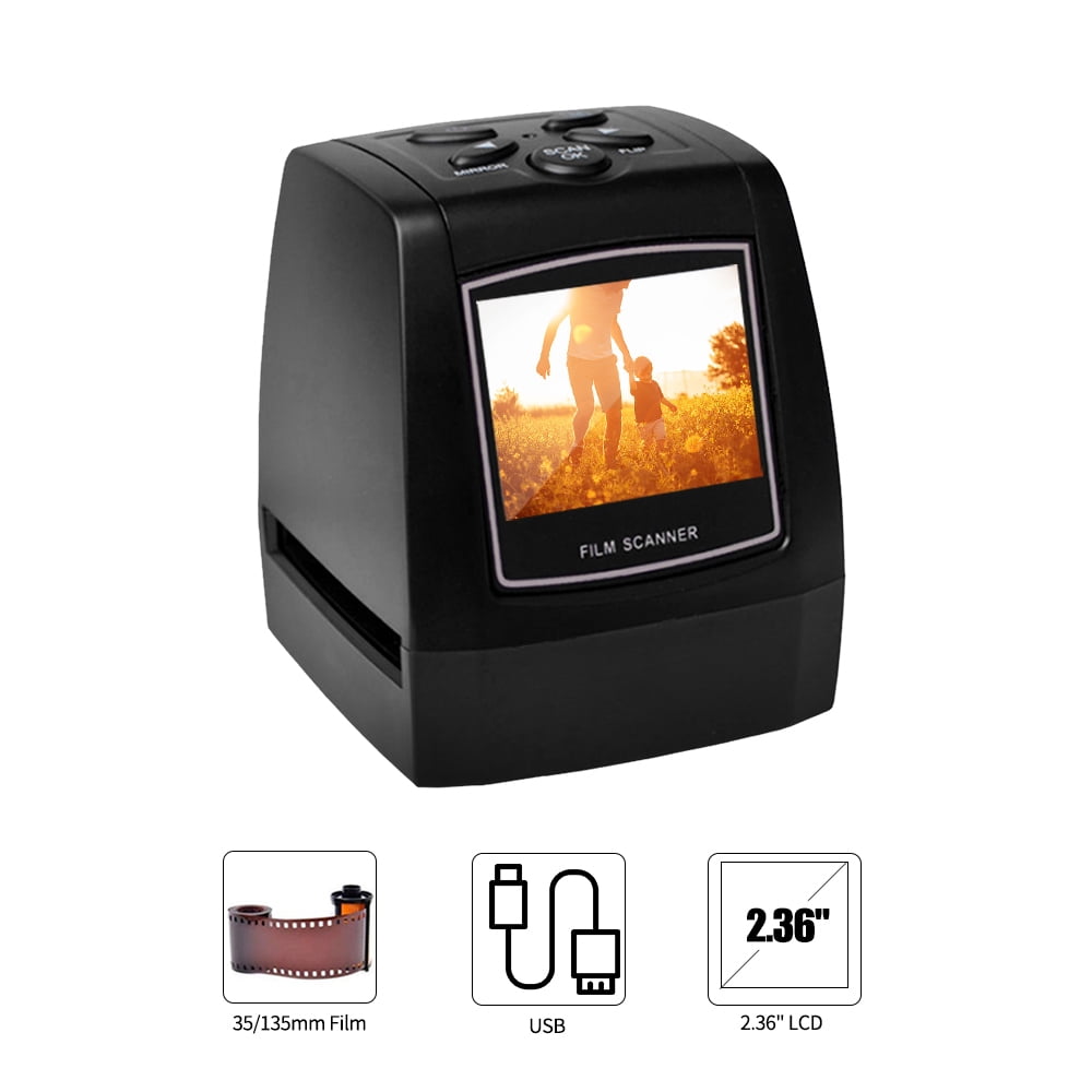 EC718 Mini Digital 35mm 135mm Negative Slide Film Scanner Converter Photo Digital Image Viewer