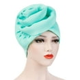 thumbnail image 6 of Women Muslim Hijab Big Flower Turban Cancer Chemo Hat Bonnet Headbands Hair Loss Wrap Cap, 6 of 7