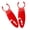 rose red, variant on Paddle Storage Clips for Inflatable Paddle Boards, ABS Kayak Paddles Retainer Set for Lake and Beach Paddling Use