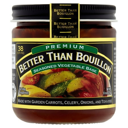 UPC 098308002055 product image for Better Than Bouillon Premium Seasoned Vegetable Base  Shelf-Stable  8 oz Jar | upcitemdb.com