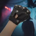thumbnail image 3 of Half Finger Gloves for Protection Use 1Pair Outdoor Motorcycle Riding Gloves, 3 of 4
