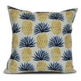 thumbnail image 2 of Simply Daisy, Pineapple Stripes, Geometric Print Outdoor Pillow, 2 of 2