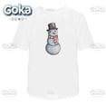 thumbnail image 3 of Camisetas con gráficos de muñeco de nieve de Navidad, ropa para hombre, camisetas y camisetas nuevas, Camiseta estampada de algodón para mujer, ropa Y2K, camiseta divertida bonita, 3 of 5
