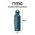 thumbnail image 4 of RTIC Stainless Steel Insulated Bottle Chiller with Lid, Fits 12oz or 16oz, Marine, 4 of 5