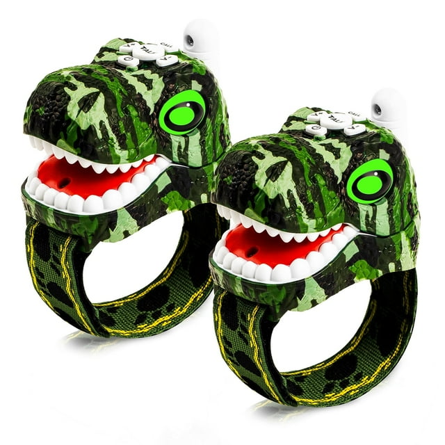 Walkie Talkies AZYFEI Dinosaur para niños de 3 a 12 años de largo alcance