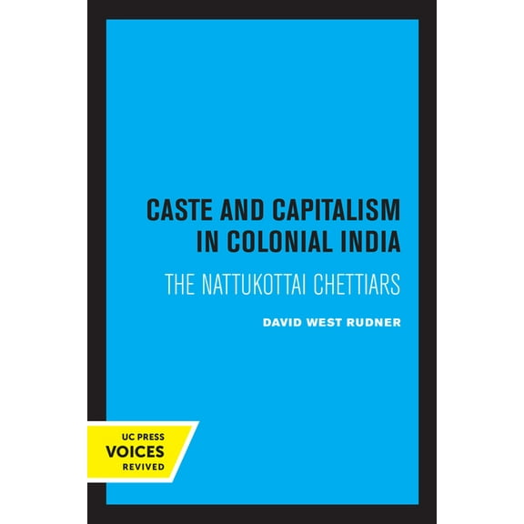 Caste and Capitalism in Colonial India: The Nattukottai Chettiars, (Paperback)
