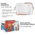thumbnail image 3 of Dogs Sea Beach Sun Umbrella Storage Bins Baskets With Handles Storage Box Clothes Organizer Organization Toys, 3 of 7